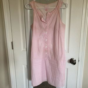 Lily Pulitzer pink and white striped dress size 6